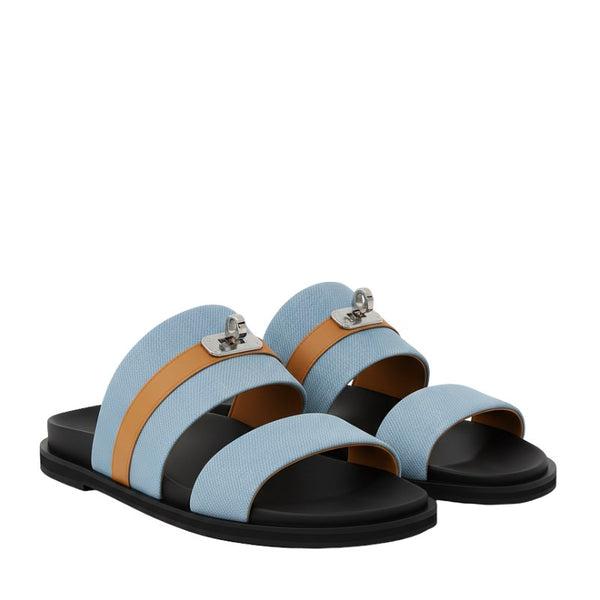 Canvas Multi Strap Comfort Slipper