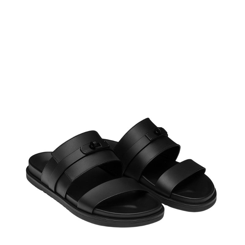 Luxury Multi-Strap Slipper