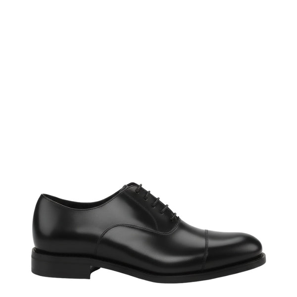Belmont Leather Oxford Shoes For Men - Dark Black
