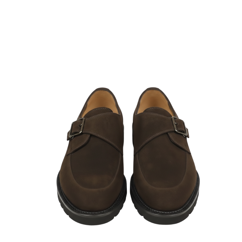 Terra Buckle-strap Monk Shoes