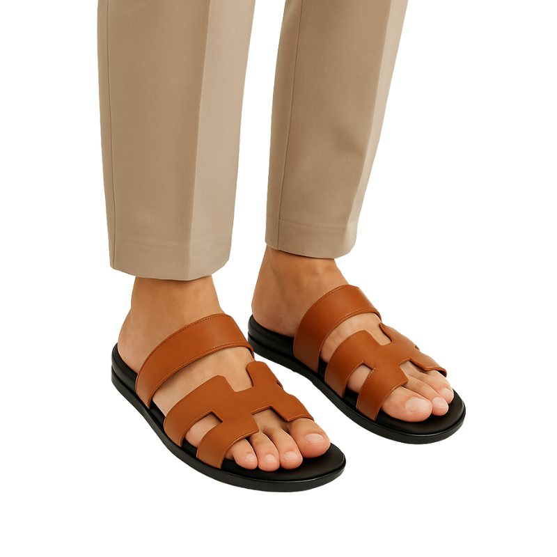 Luxury Patent Leather Sandal for Men