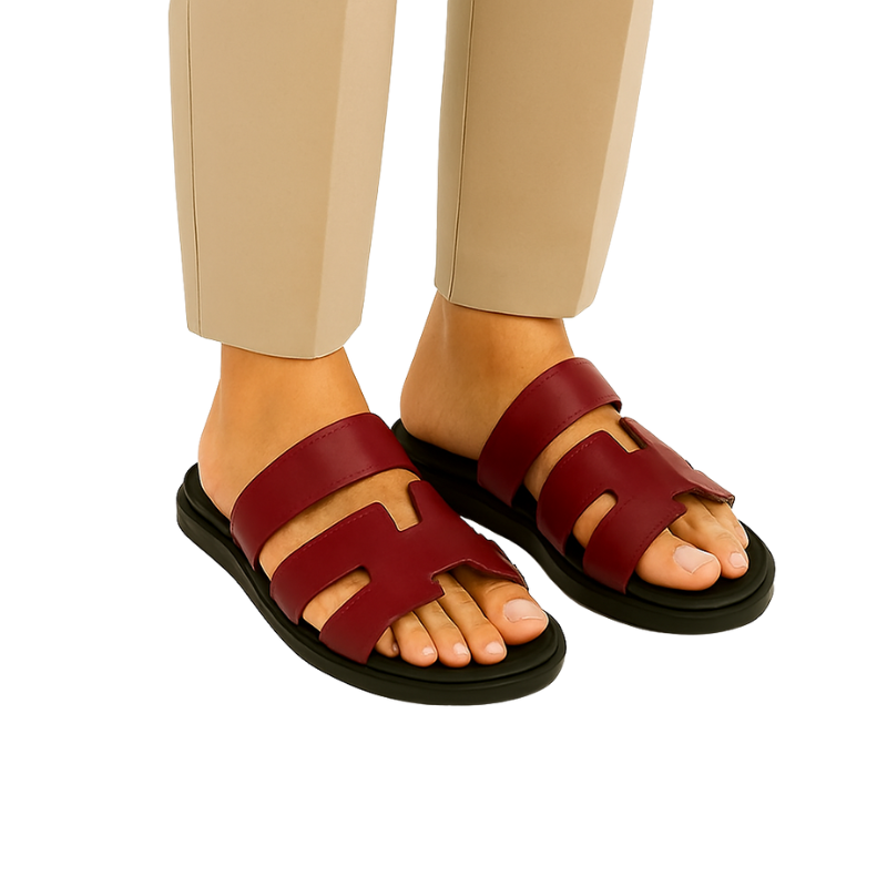 Luxury Patent Leather Sandal for Men
