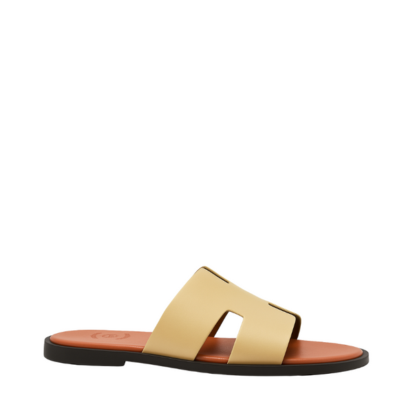 H style Luxe Leather Tan Slipper