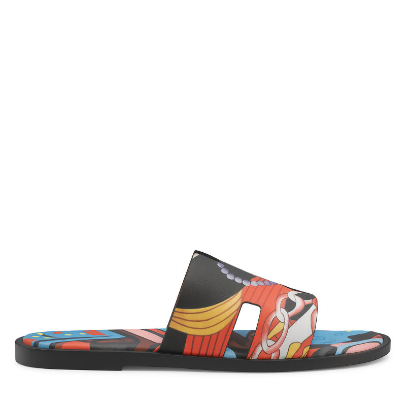 Italian Printed Slipper – Mirage Bloom Edition