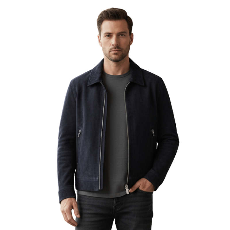 Italian Suede Moto Jacket