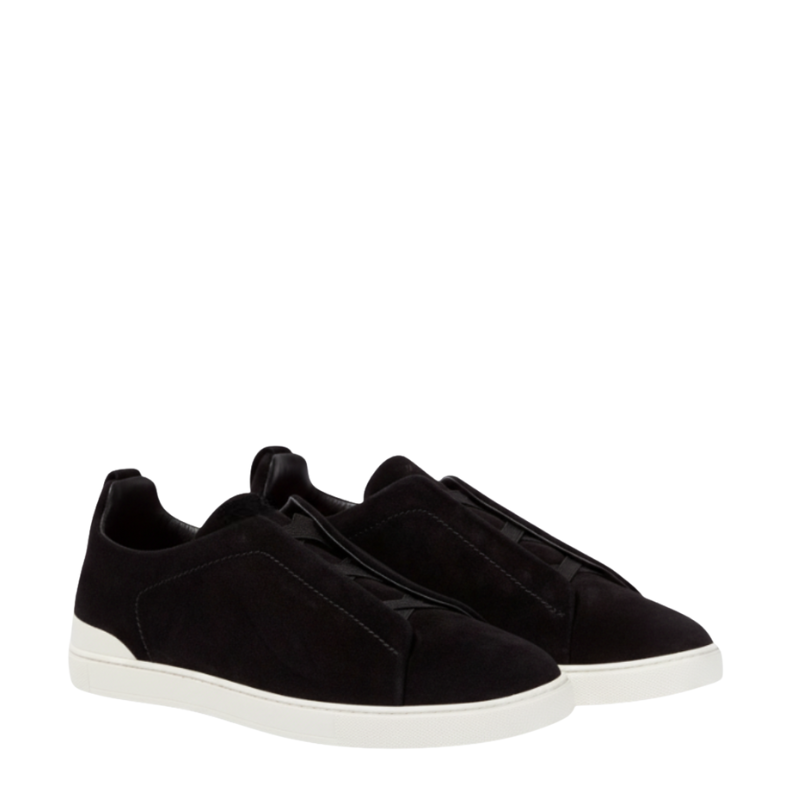 Luxury Edition Triple Stitch Black Sneaker for Men's