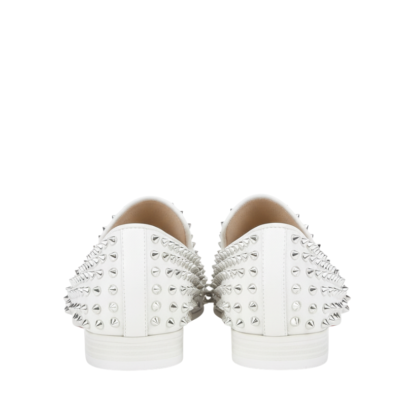 Men Suede Studded Slip On Loafers