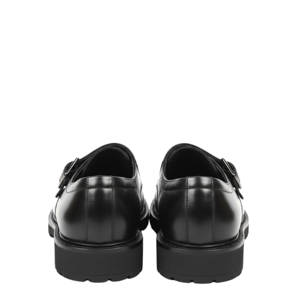 Classic Leather Buckle strap Monk Shoes