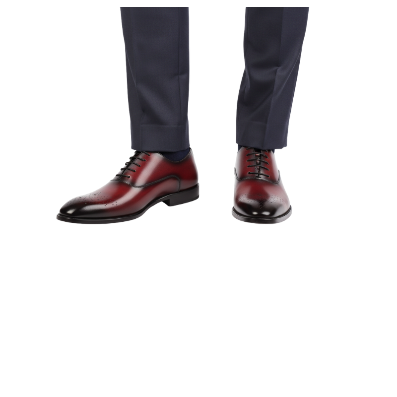 Regal Noir Burnish Oxford – Crimson Shadow Edition