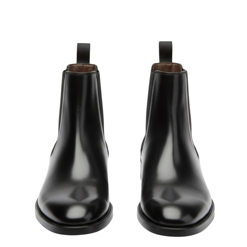 Luxury Edge Gloss Chelsea Boots