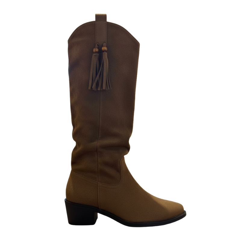 Aurora Tassel Drift Knee-High Boots