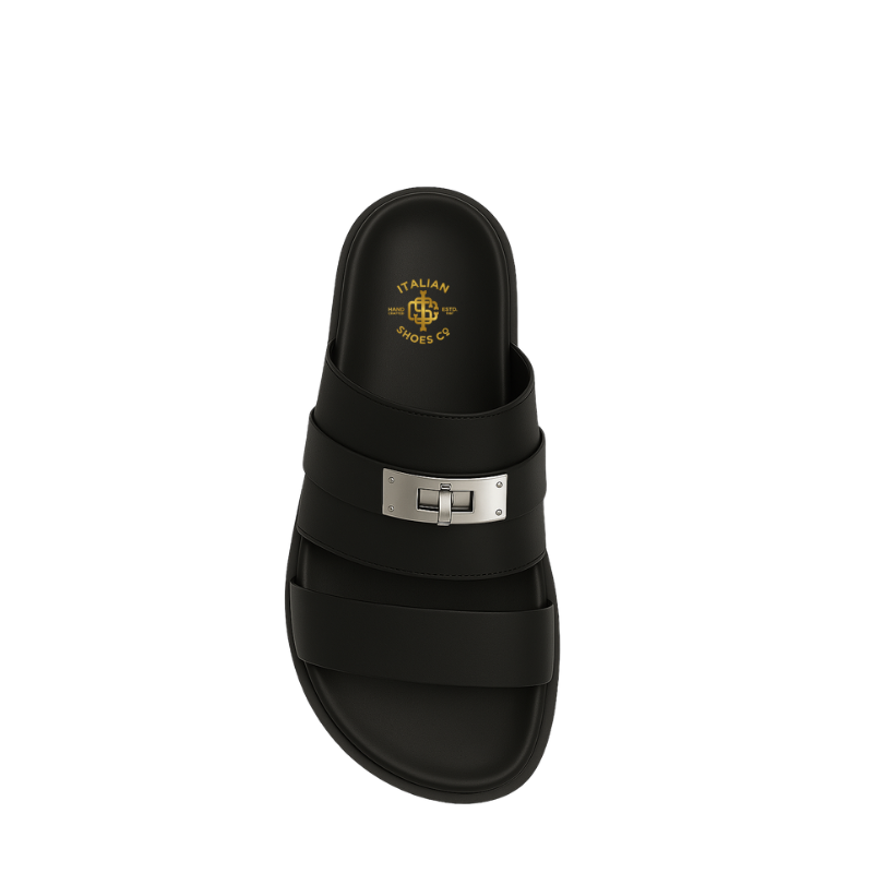 Ivory Edge Slipper – Multi-Strap Comfort Edition