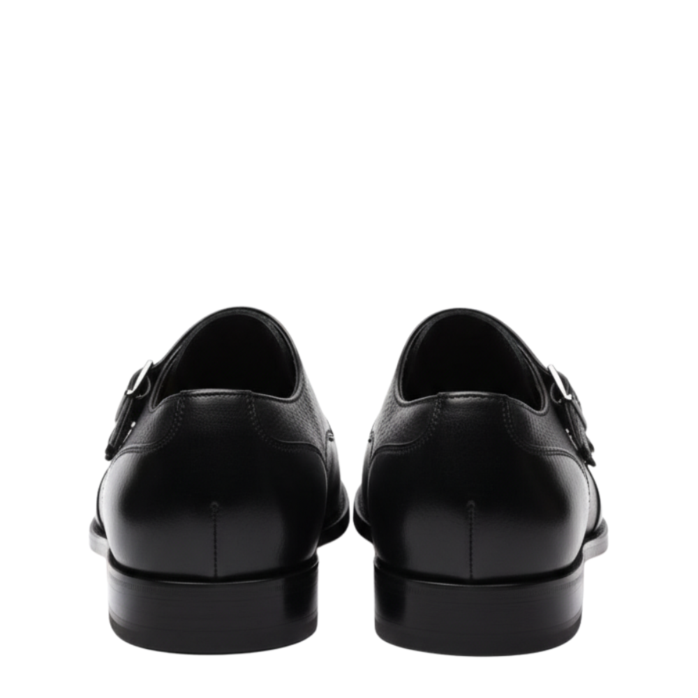 Croc-Cap Double Monk Strap Shoes
