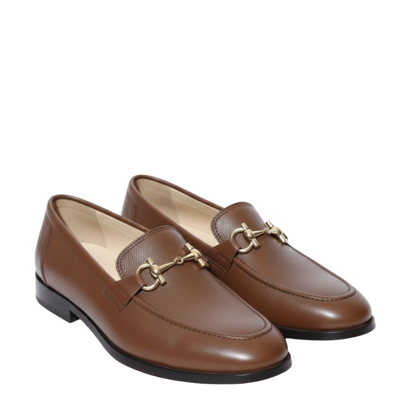 Regal Mocha Horsebit Signature Loafers