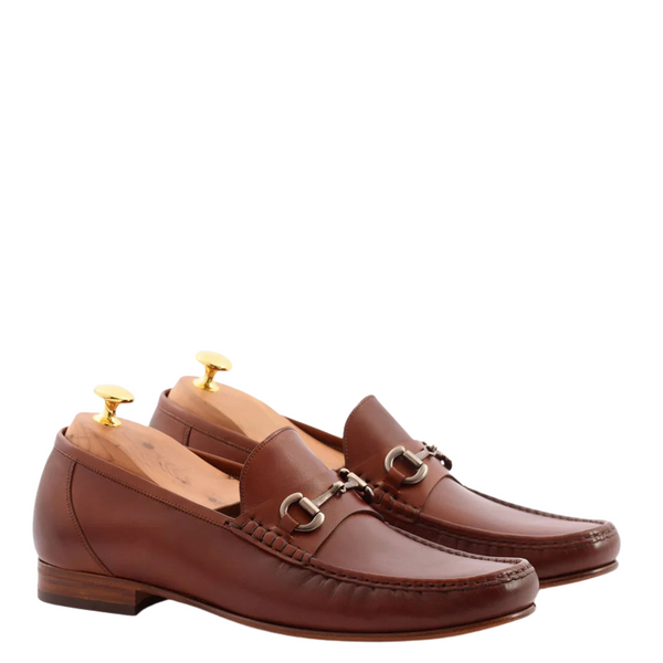 Men s Leather Tan Timeless Elegance Loafer - Oak