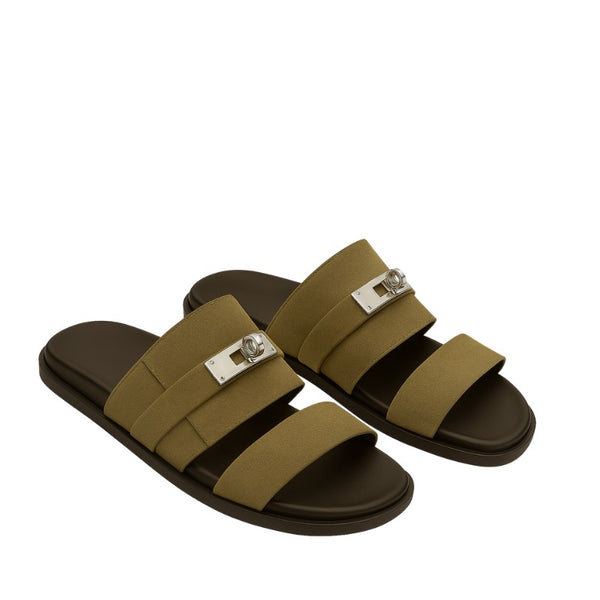 Multi Strap Suede Comfortable Slipper