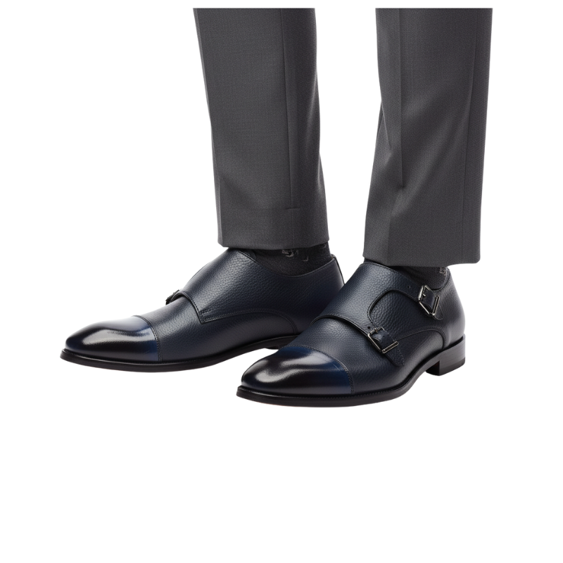 Imperial Crest Double Monk Strap – Luxe Edition