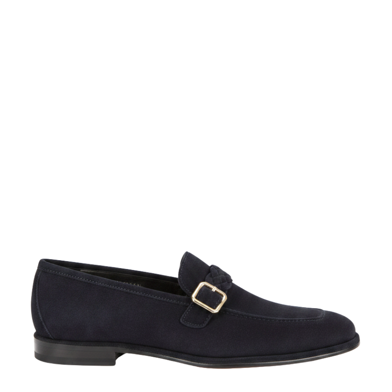 Luxury Suede Buckle Loafers