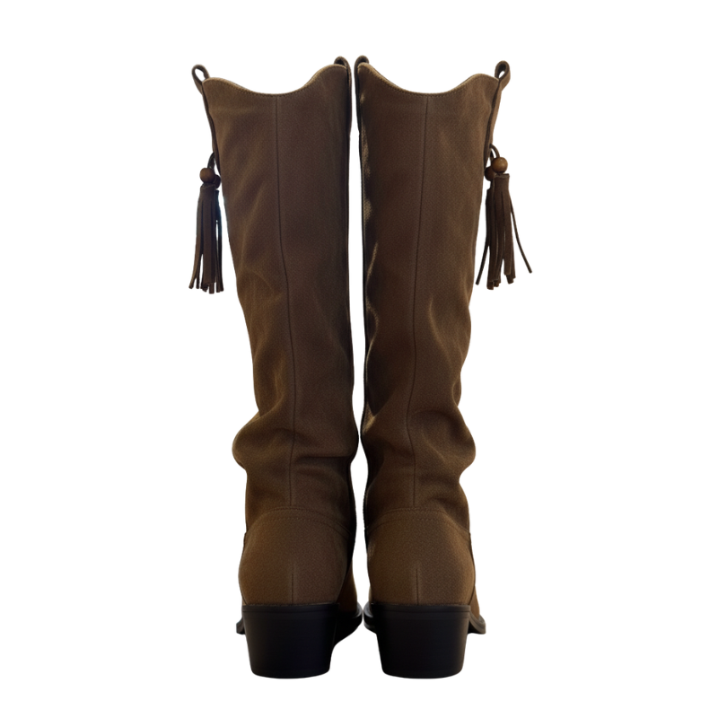 Aurora Tassel Drift Knee-High Boots