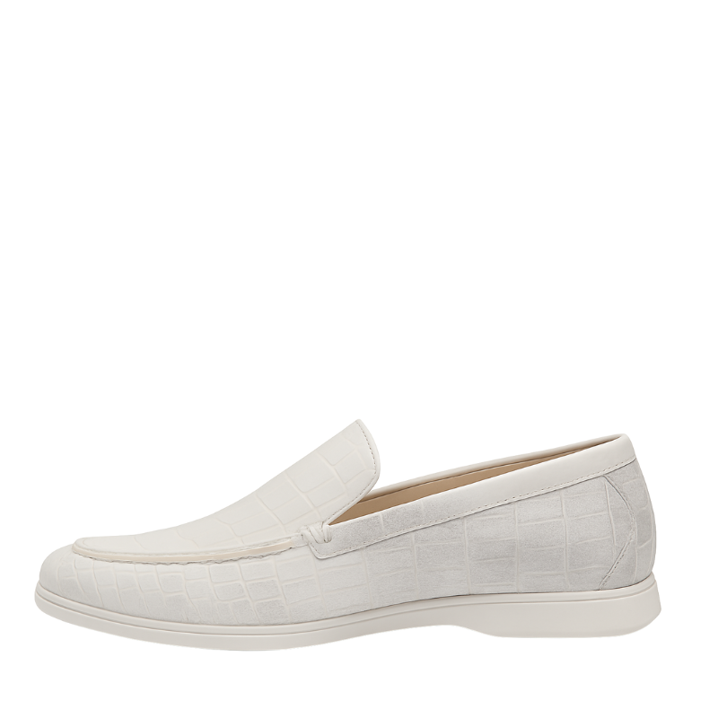 Croc Print Moccasins