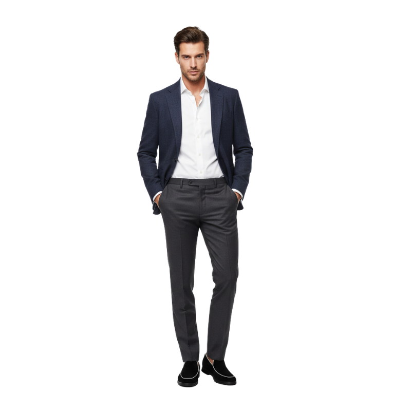Luxury Contrast Trim Slip-On Venetian Loafers