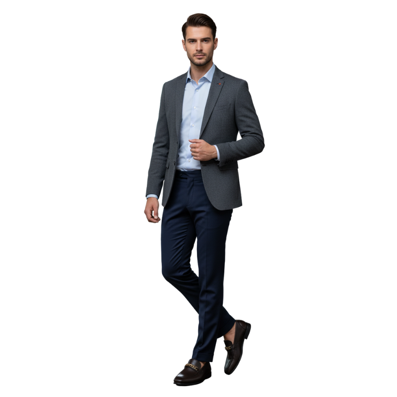 Regal Gold-Chain Leather Loafers