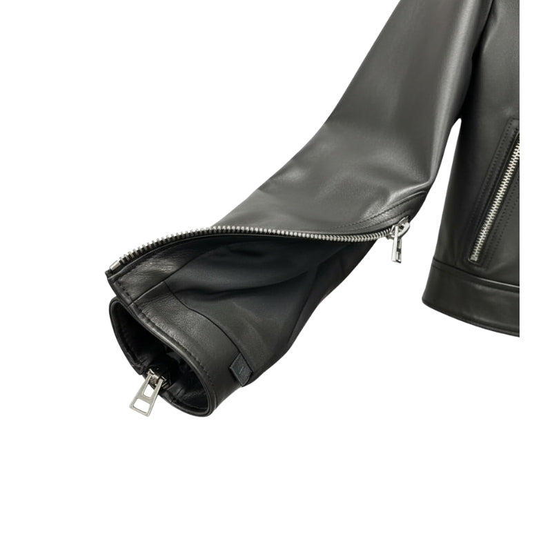 Midnight Darktrail Leather Moto Jacket