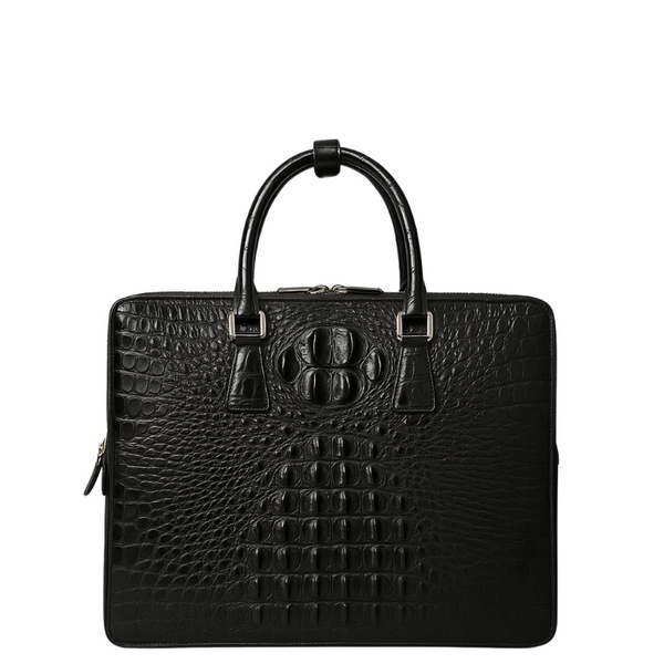 Luxury Croco Leather Men s Luxury Briefcase Casual Bag