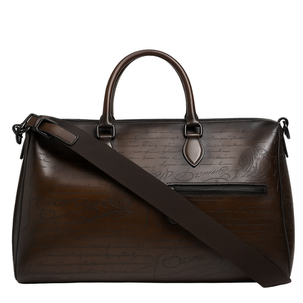 Premium Travel Duffel Leather Luggage Bag