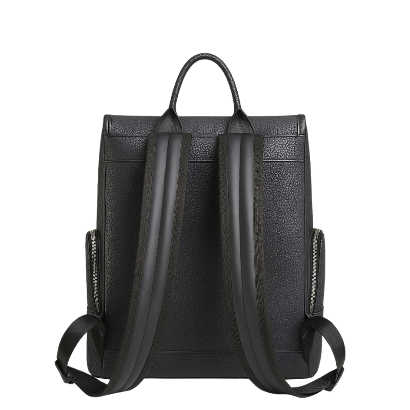 Premium Leather Casual Back chain Backpack
