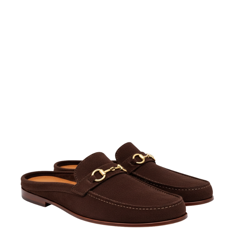 Royal Horsebit Leather Mules
