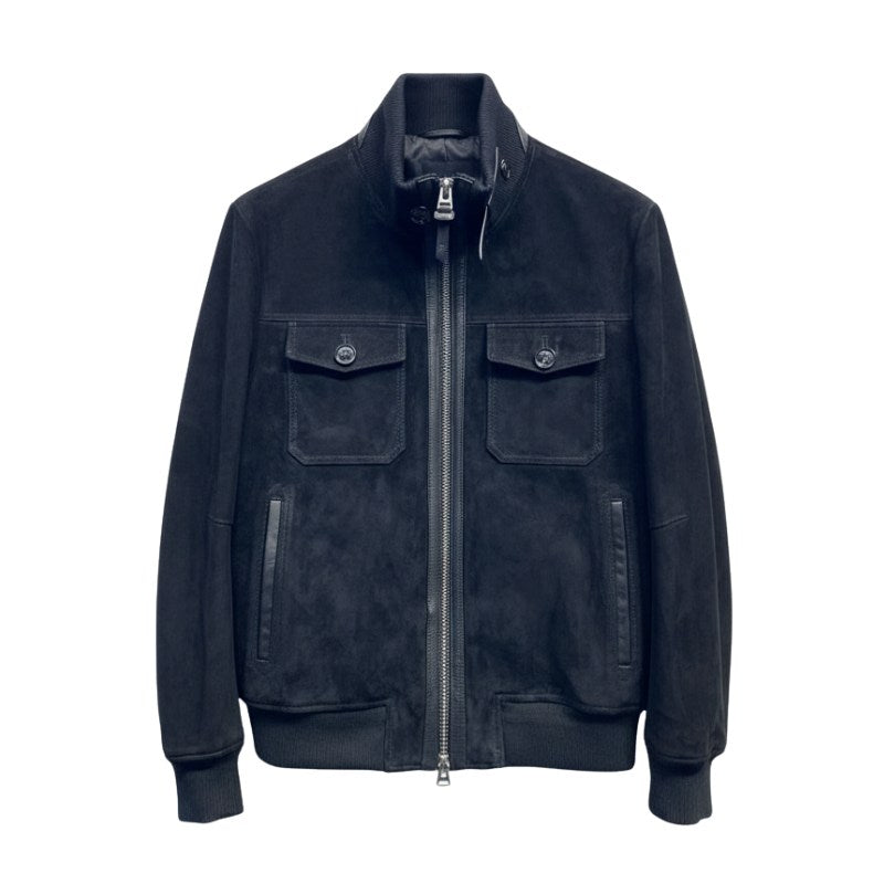 Italian Suede Bomber Jacket