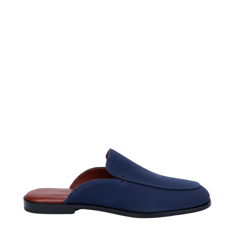 Midnight Drift Suede Mules
