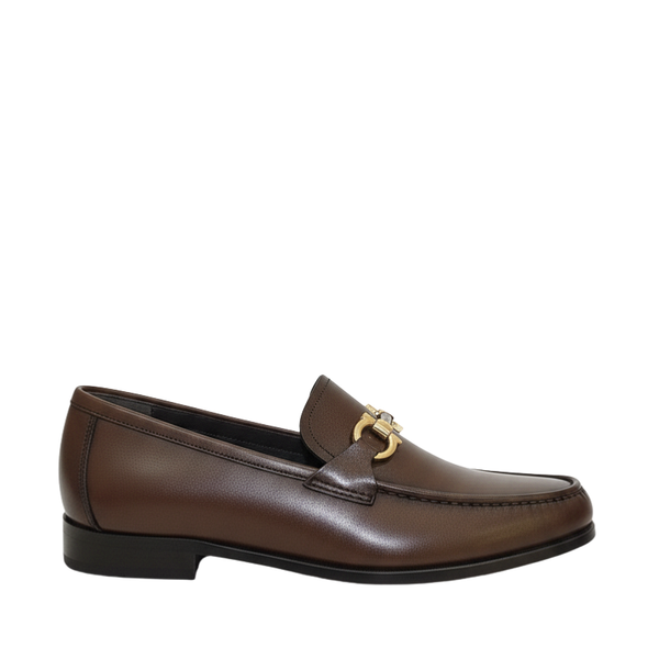 Classic Polished Horsebit Loafers - Brown