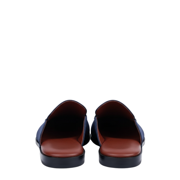 Midnight Drift Suede Mules