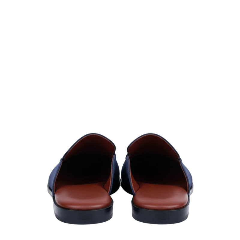 Midnight Drift Suede Mules