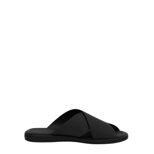 Mens Crisscross Double Strap Slider