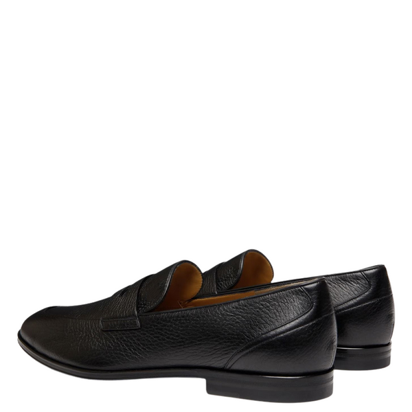 Classic Penny Loafer with Textured Leather