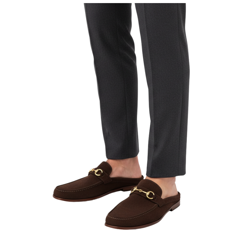 Royal Horsebit Leather Mules