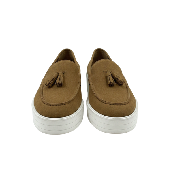 Classic Charm Tassel Accent Suede Loafers