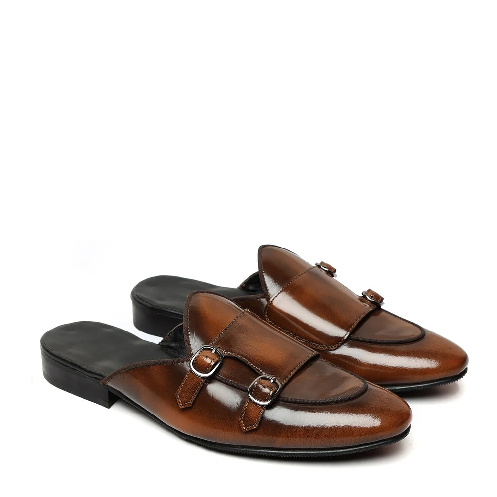 Double Monk Strap Mule