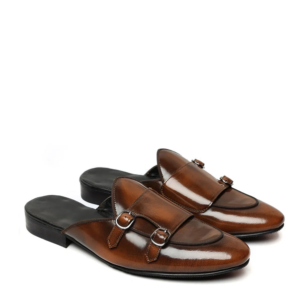 Double Monk Strap Mule