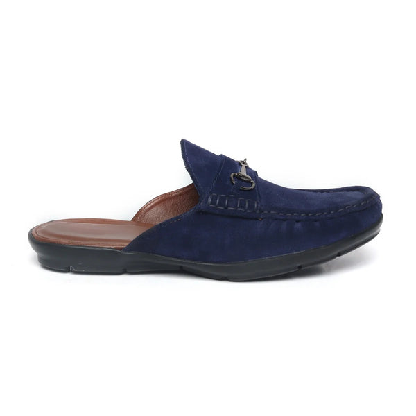SUEDE LOAFER MULES