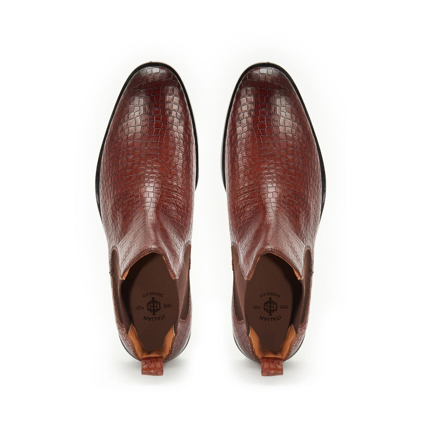 Brown Croco Boots