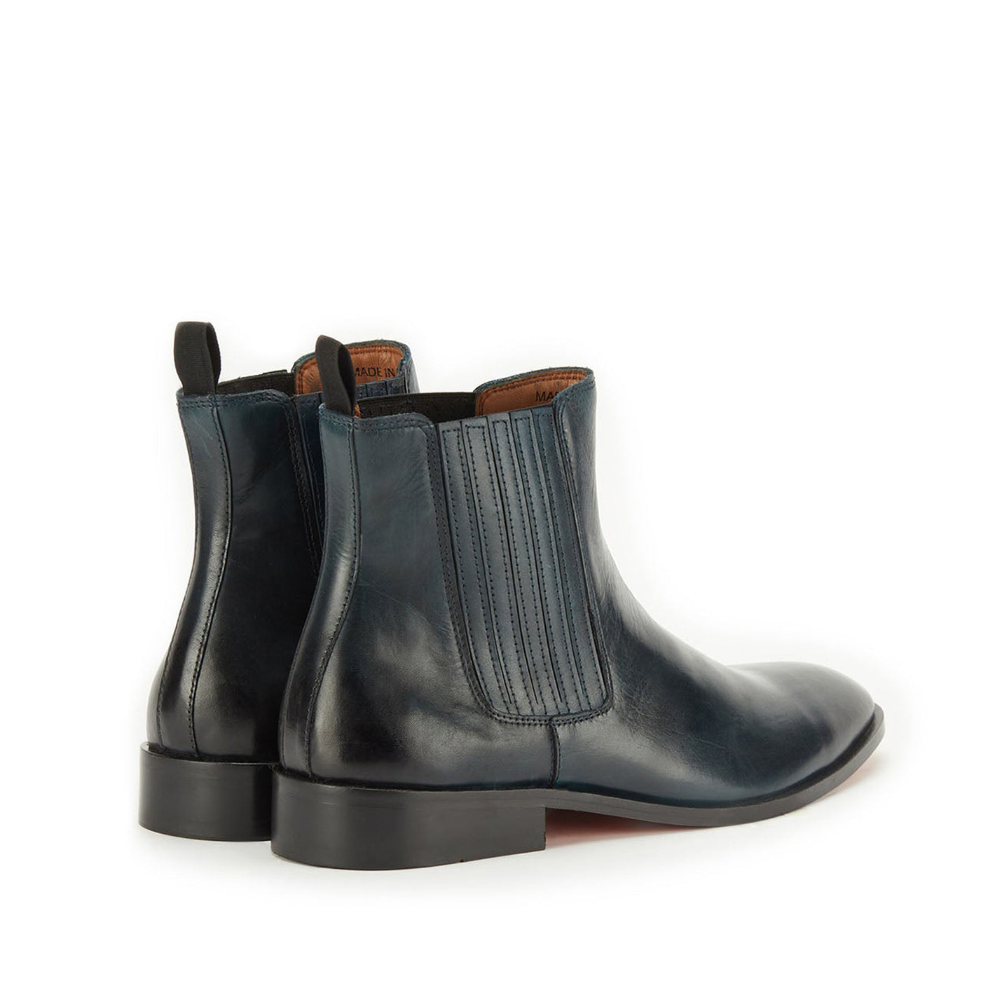 Blue Chelsea Boots