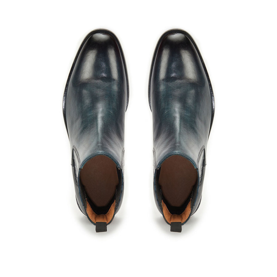 Blue Chelsea Boots