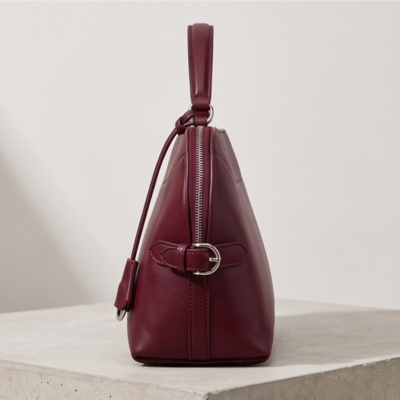 Valencia Curve Leather Luxury Handbag