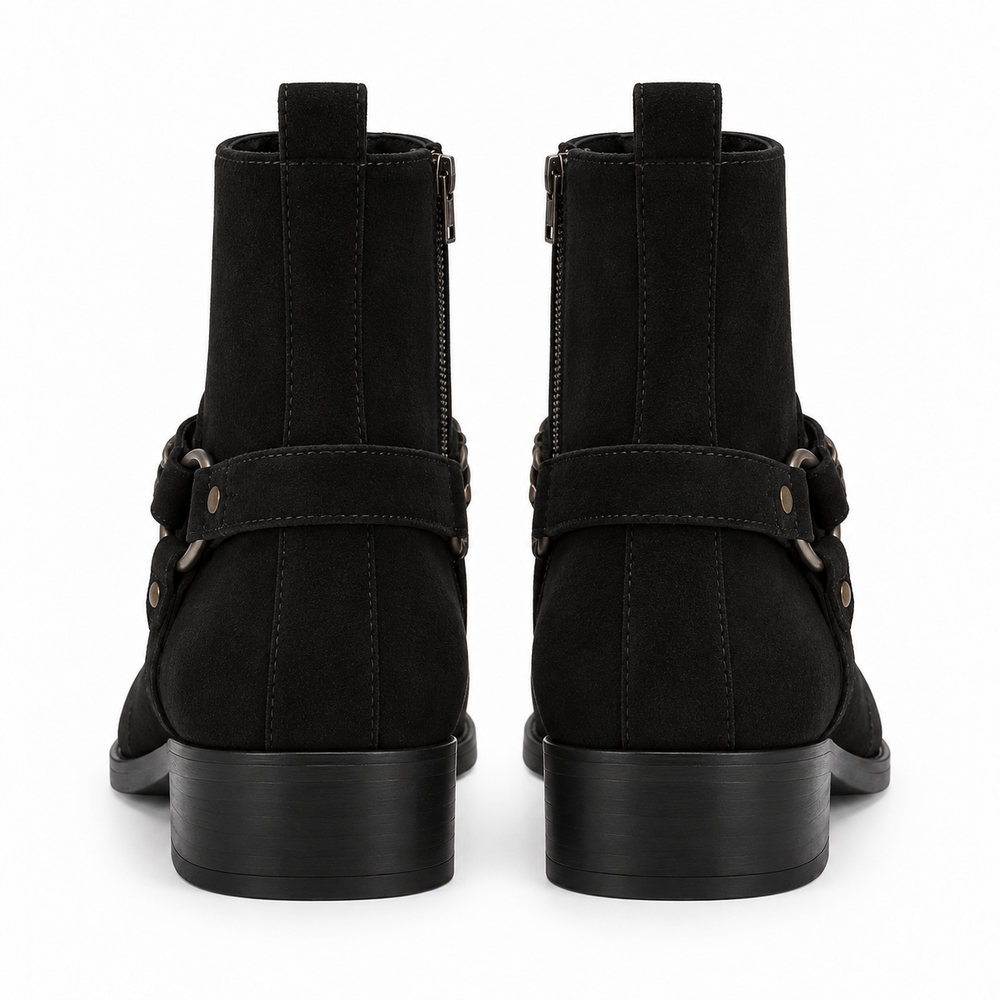 Valentino Chain-Accent Ankle Boots