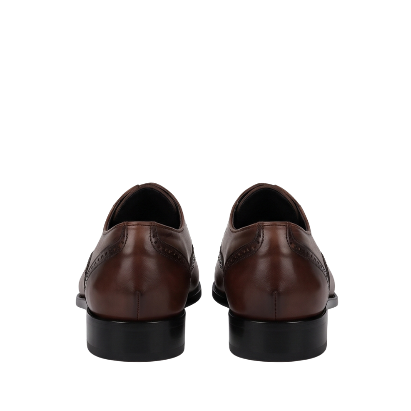 Valentino Croco Medallion Oxford Shoes
