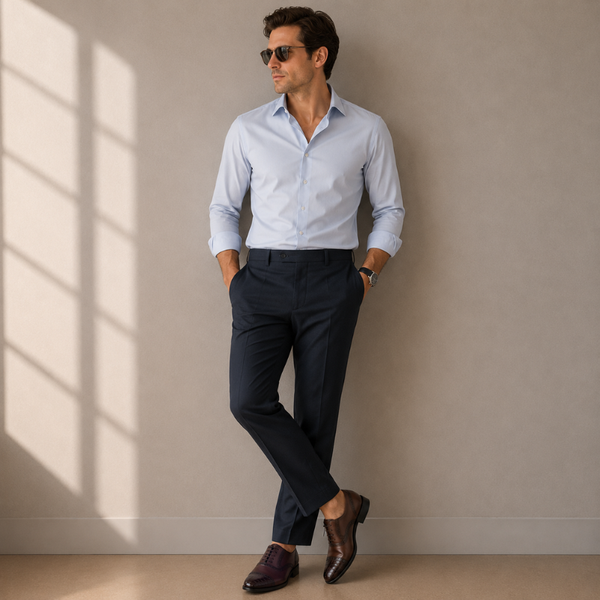 Valentino Croco Medallion Oxford Shoes